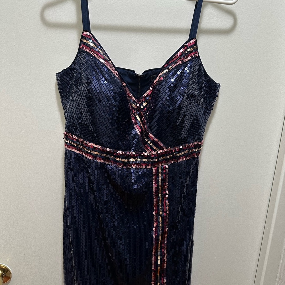BCBGMAXAZRIA Sequin Party Dress